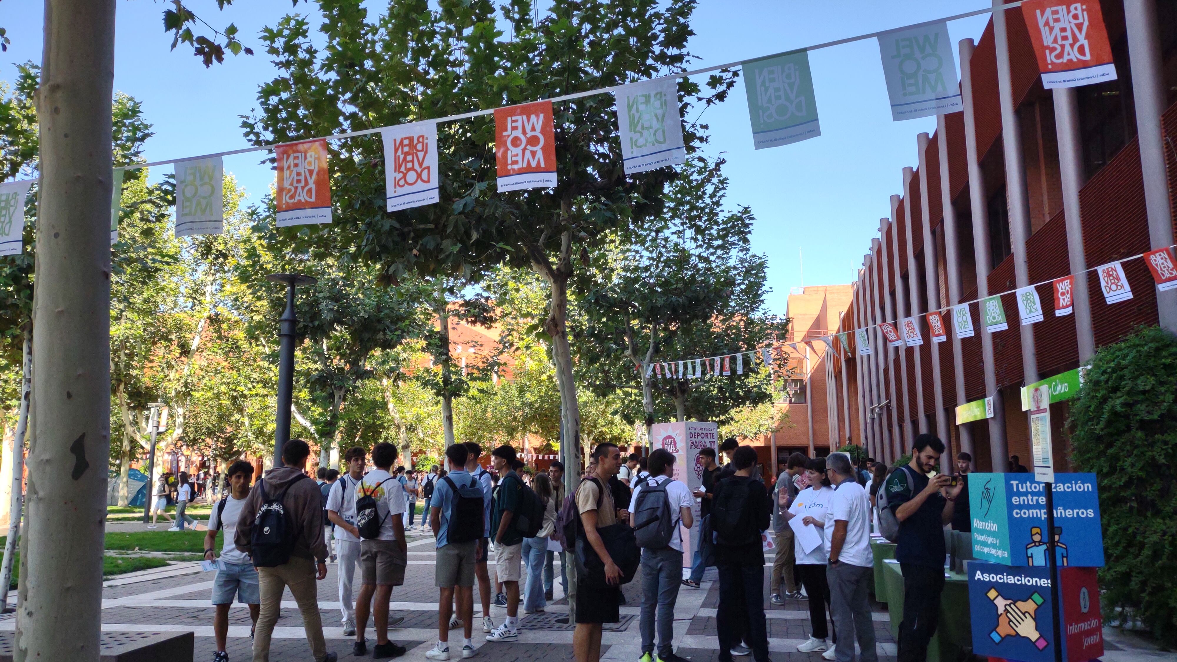 La UC3M dio la bienvenida a sus nuevos estudiantes en Leganés