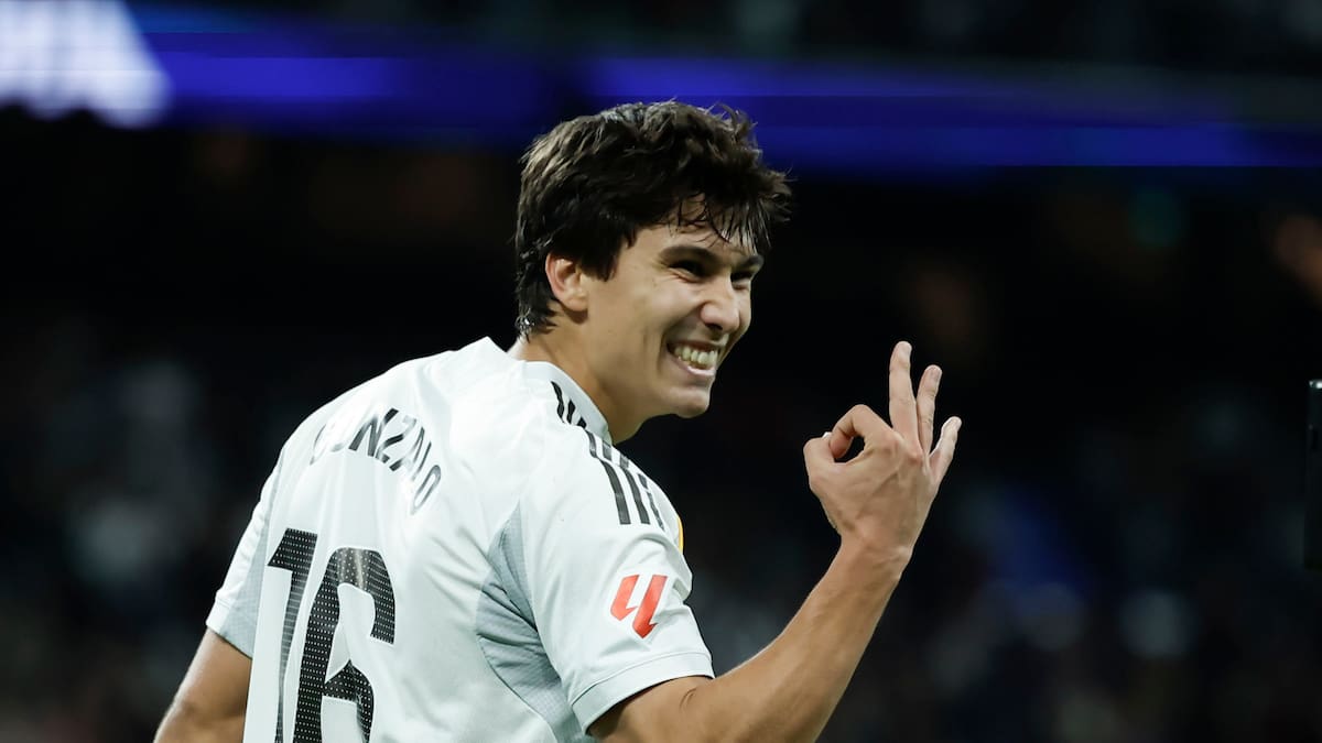 Gonzalo, consciente de su rol en el Real Madrid después del 'hat-trick': "Delante está Mbappé, que es el mejor jugador del mundo"