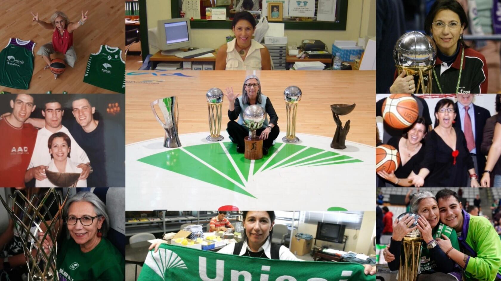 Momentos históricos del Unicaja con Toñi