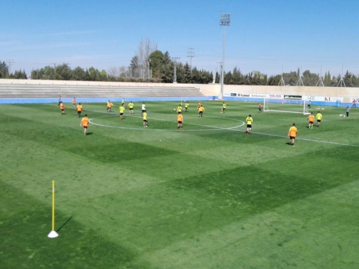 Varias ausencias en el entrenamiento del Albacete