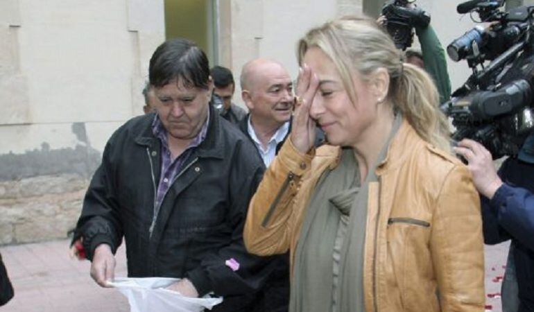 Sonia Castedo a su llegada a los juzgados de Benalua en 2015 (Foto de archivo)