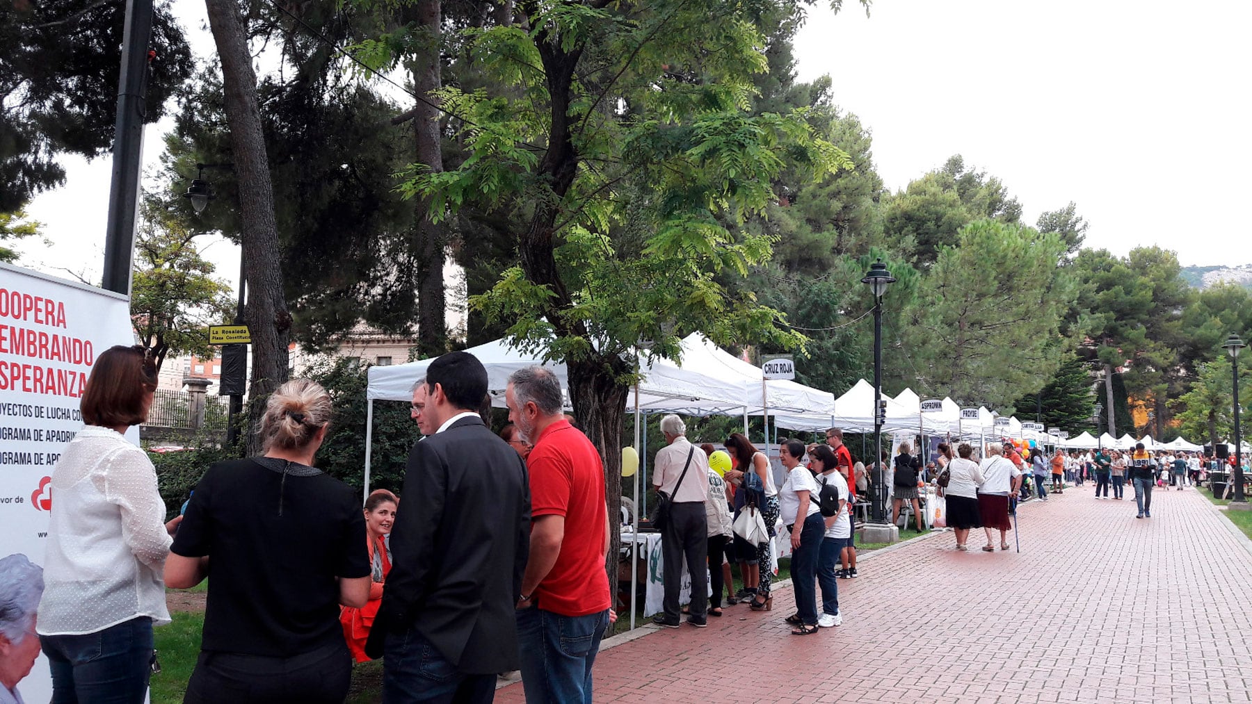 Las diferentes entidades se ubicarán en stands a lo largo del Passeig de Cervantes. Foto: Ajuntament d'Alcoi