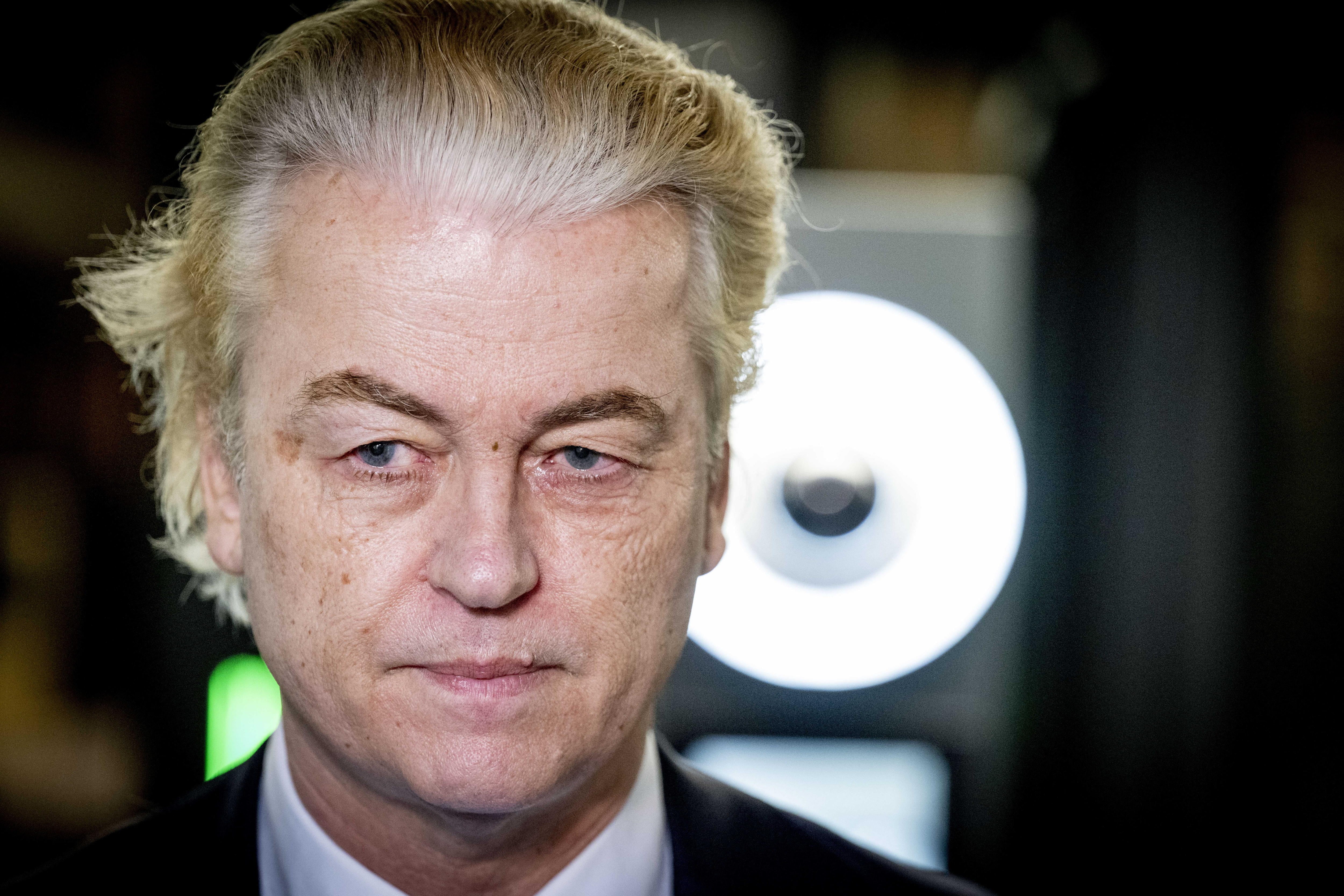 El líder ultraderechista neerlandés Geert Wilders