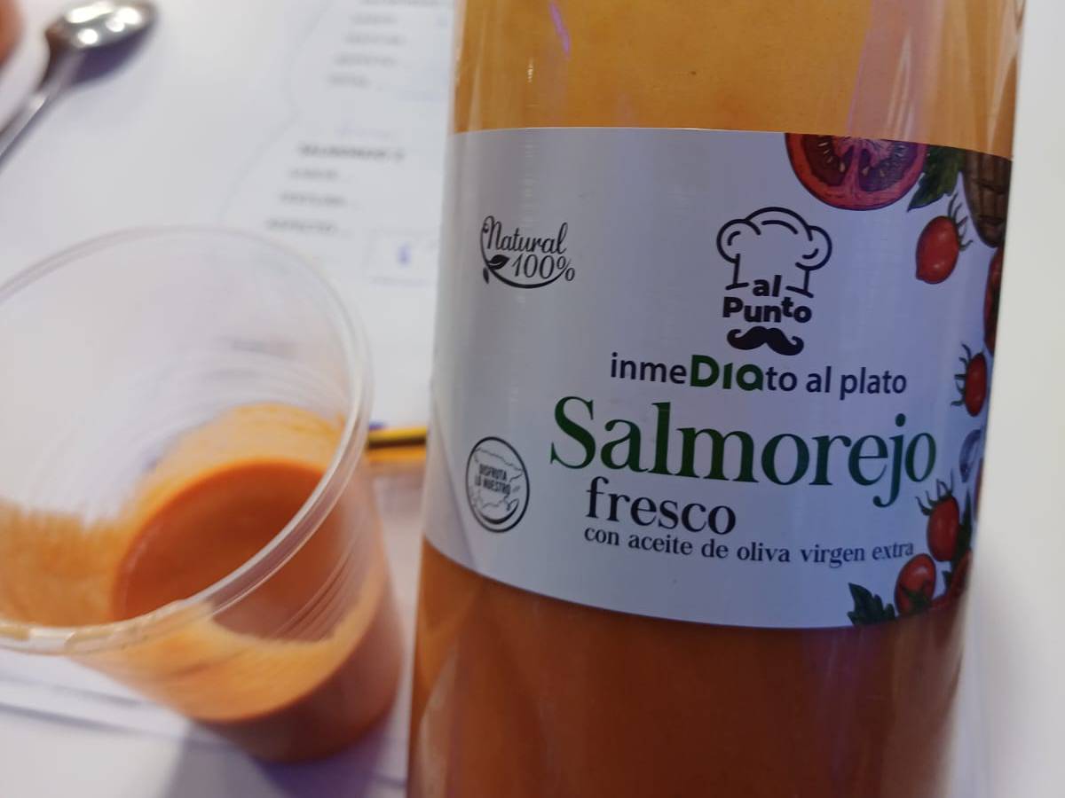 El mejor salmorejo de los supermercado, según los catadores de &#039;Código de Barras&#039;.