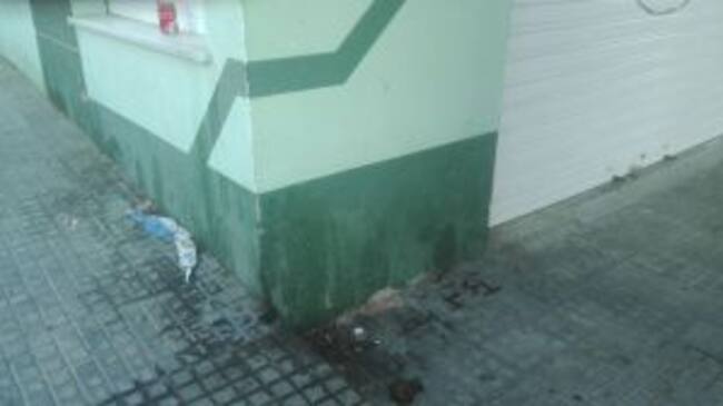 Aspecto de una de las esquinas del Paseo Víctoria Eugenia.