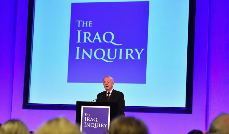 Sir John Chilcot presentá el informe &#039;The Iraq Inquiry Report&#039; sobre la actuación del Reino Unido en la Guerra de Irak.