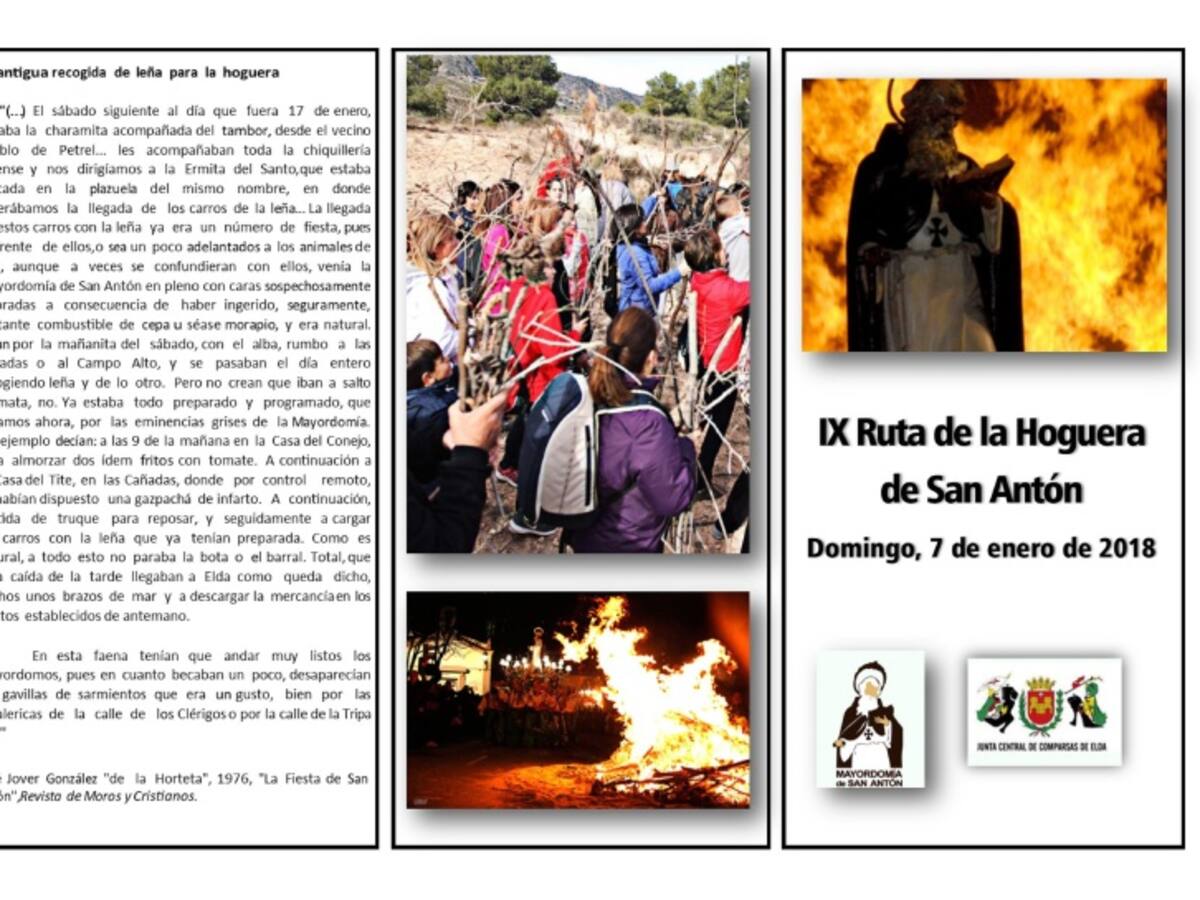 IX edición de la Ruta de la Hoguera de San Antón