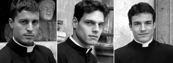 Tres de los sacerdotes del Calendario Romano 2013