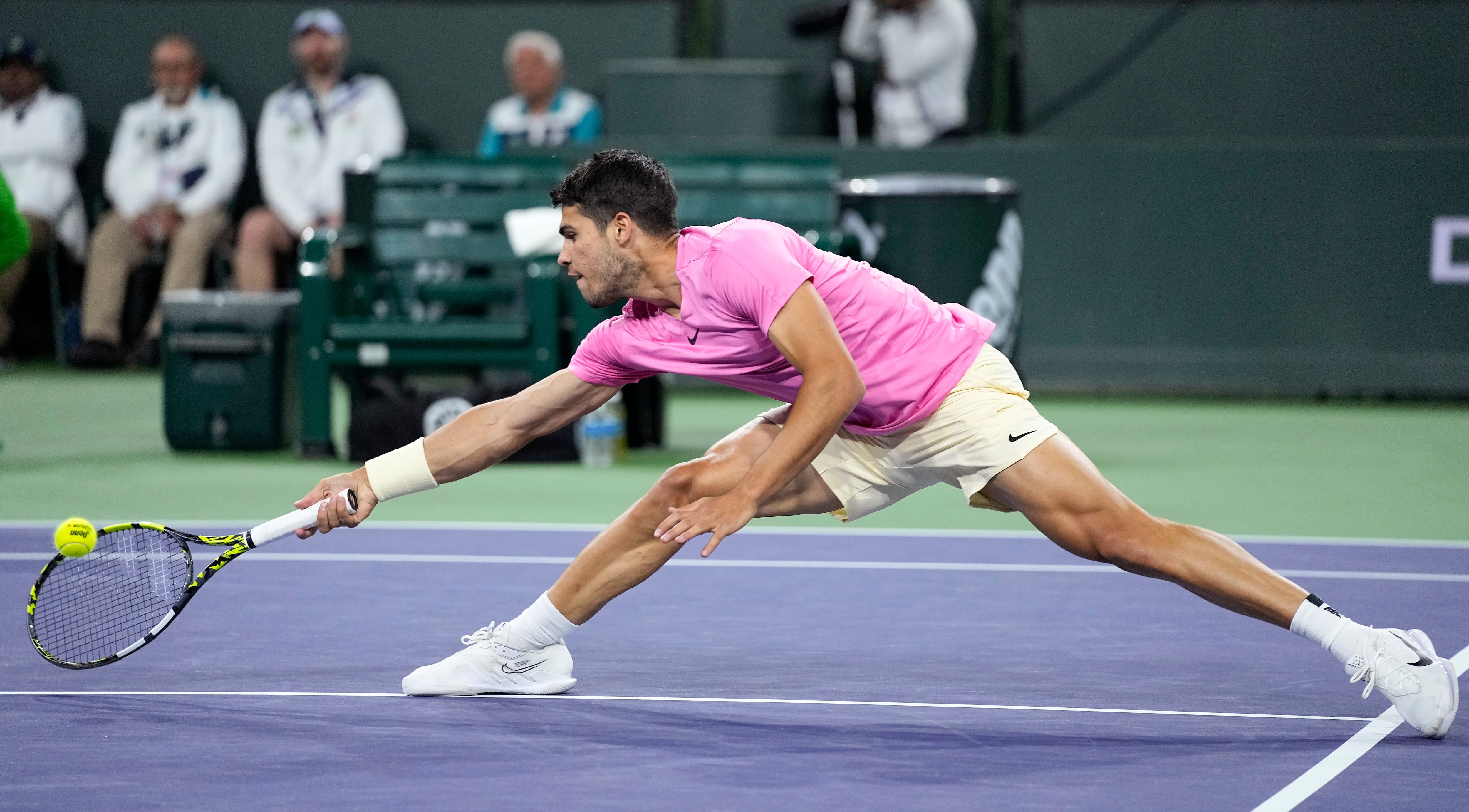 Carlos Alcaraz, en el Indian Wells.