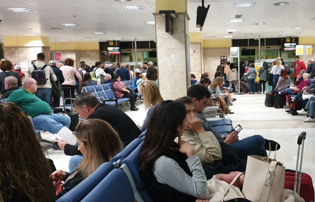 Sala de embarque del Aeropuerto de Granada-Jaén en una imagen de finales de noviembre pasado