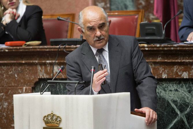 Alberto Garre en la Asamblea Regional