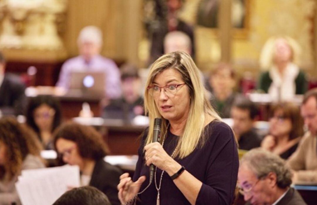 Imagen de archivo de una intervención de Gómez en el Parlament