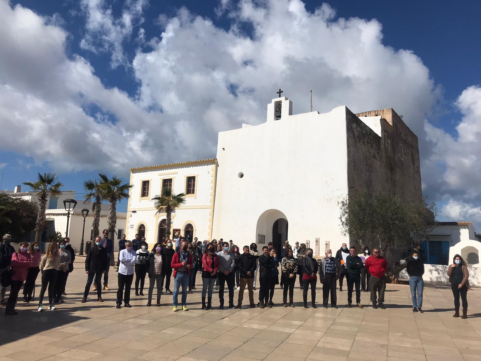 Concentración en Formentera (Consell Formentera)