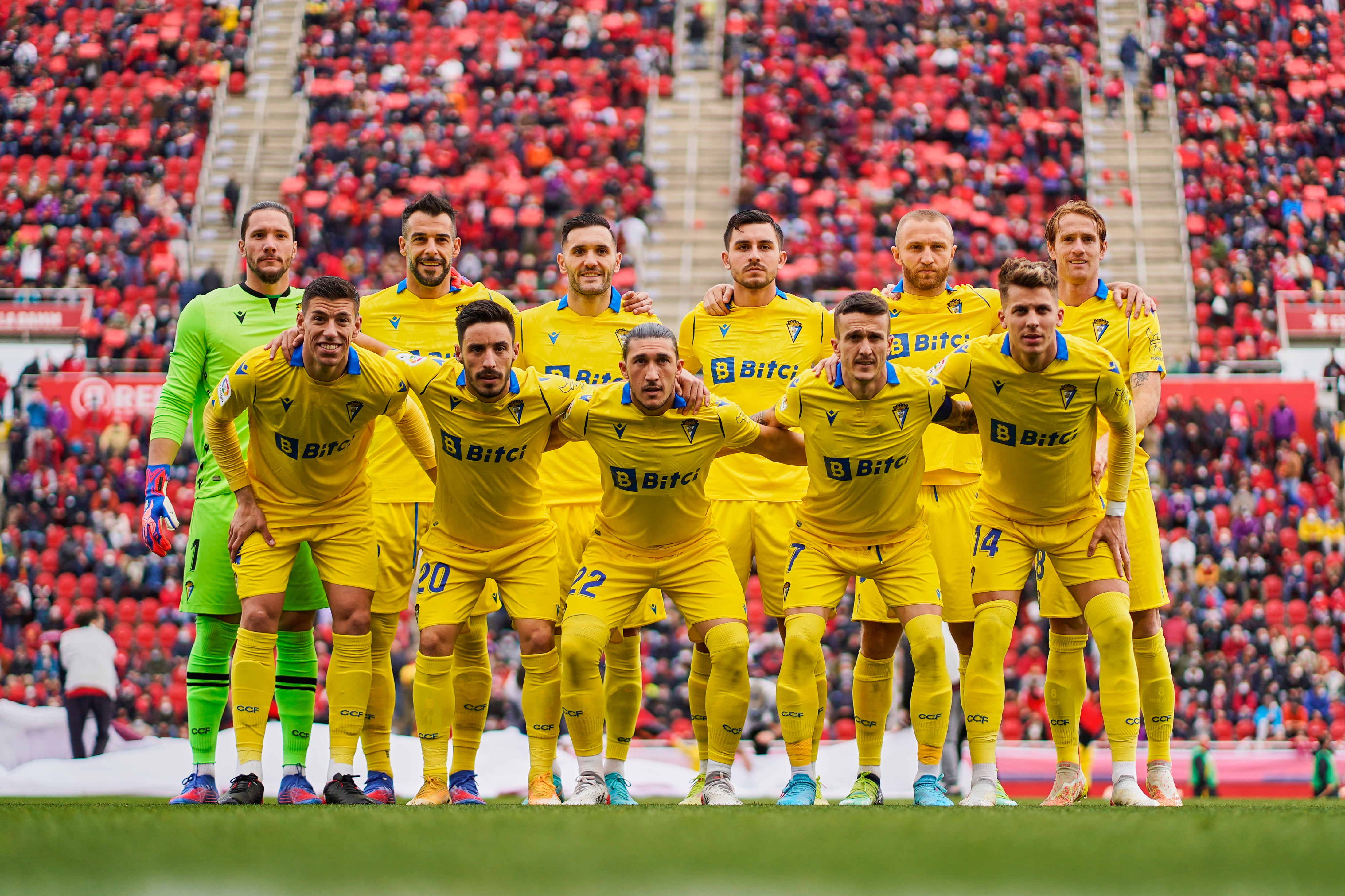 El once titular del Cádiz en Mallorca