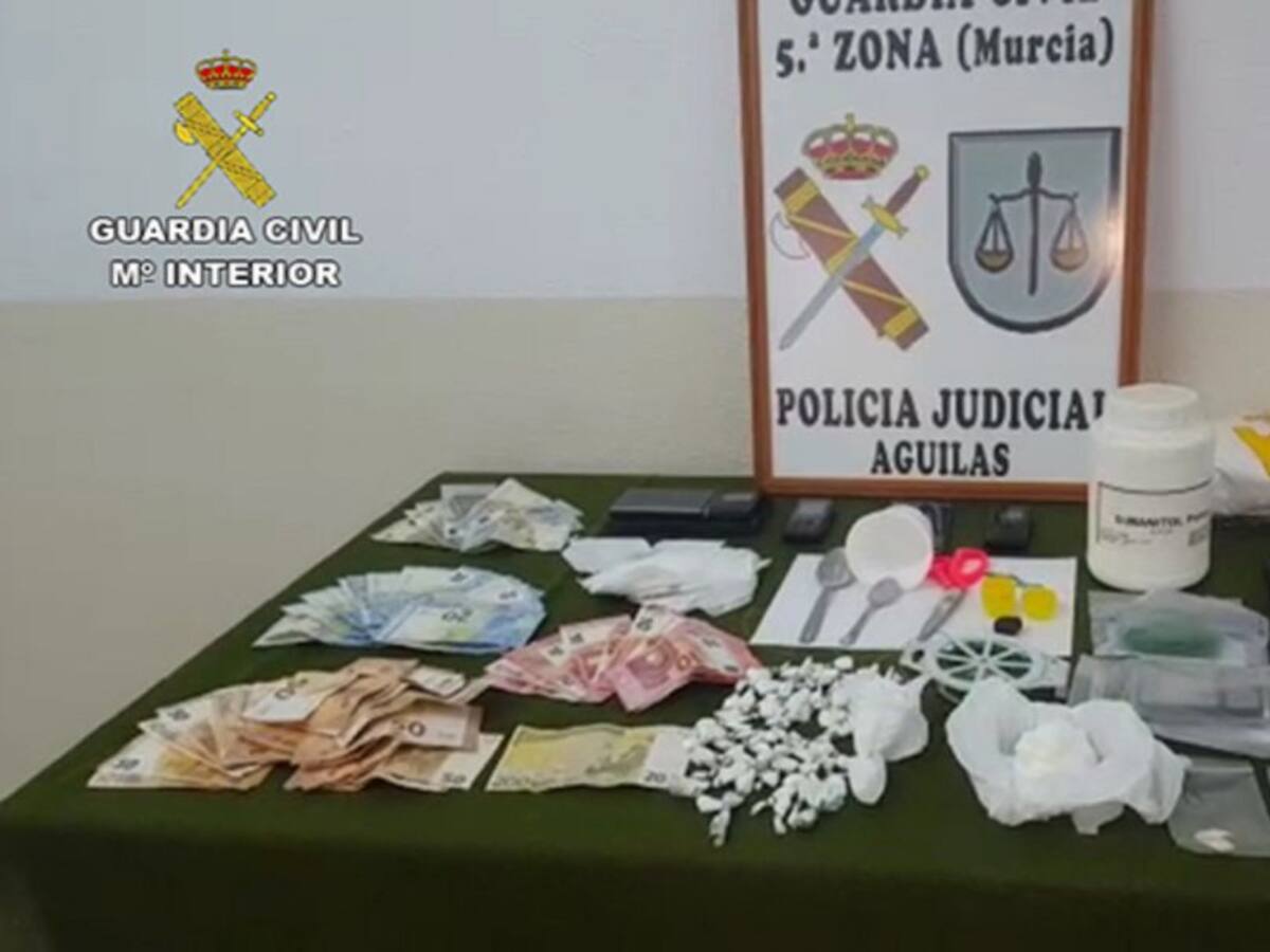 Detenidos en Elda una madre y su hijo en una operación contra el tráfico de drogas