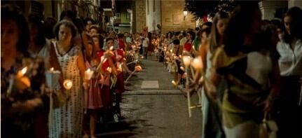 Imagen de la procesión del Cristo de la Misericordia de años pasados