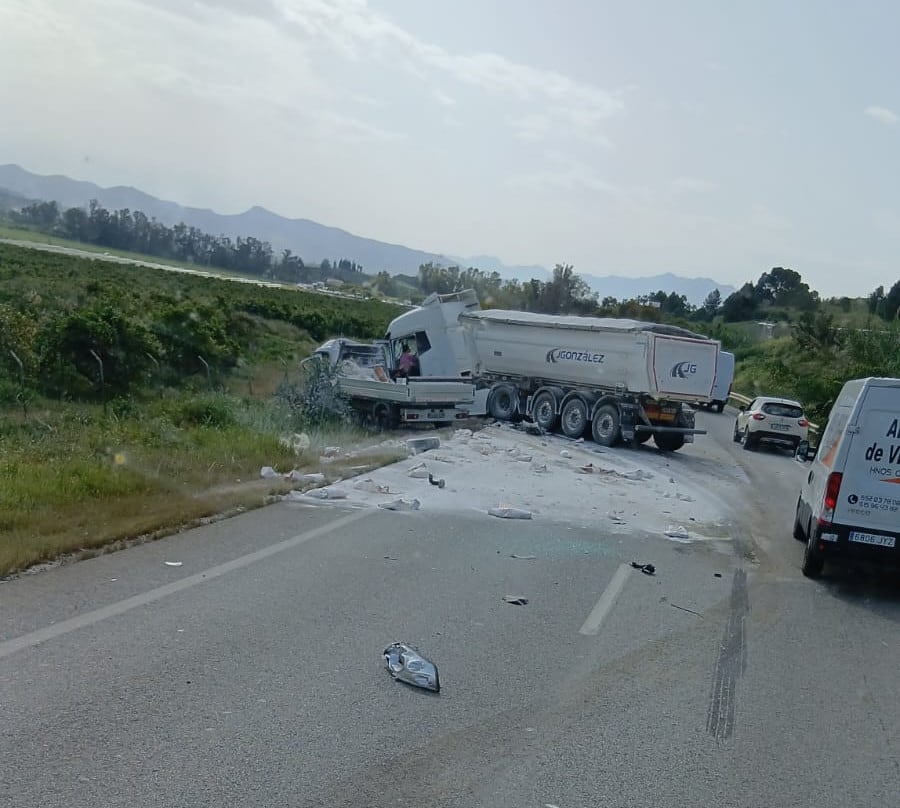 La colisión se produjo a la altura del cruce de Zalea
