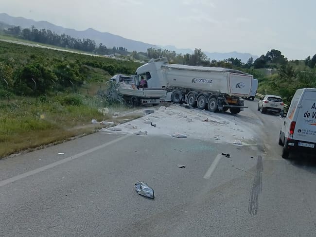 La colisión se produjo a la altura del cruce de Zalea