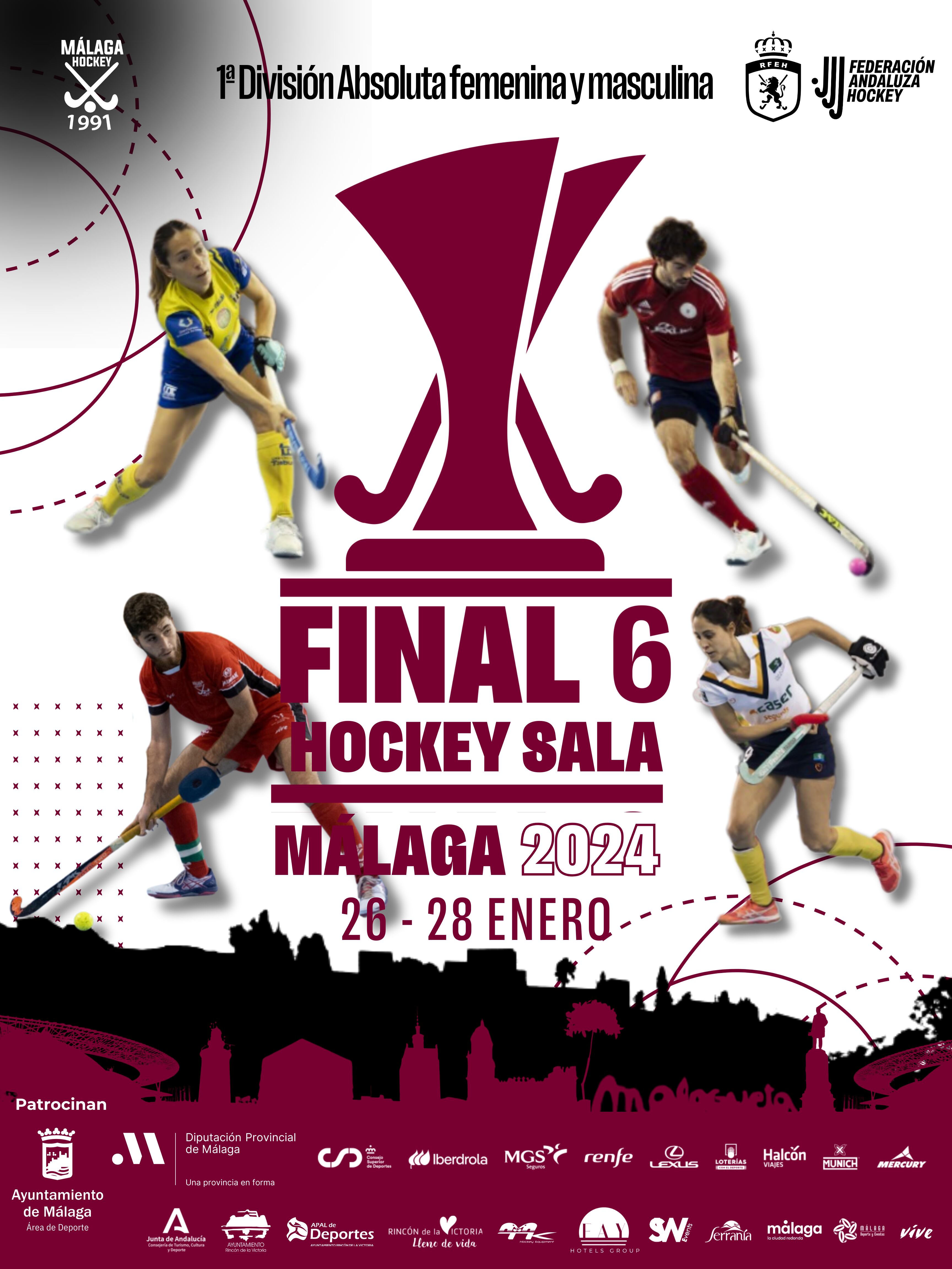 El Campeonato de España de hockey sala en Málaga