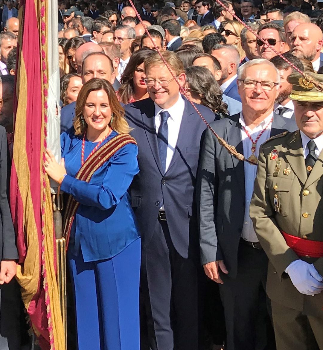 Celebración del 9 d&#039;Octubre de 2019en la plaza de Alfons el Magnànim