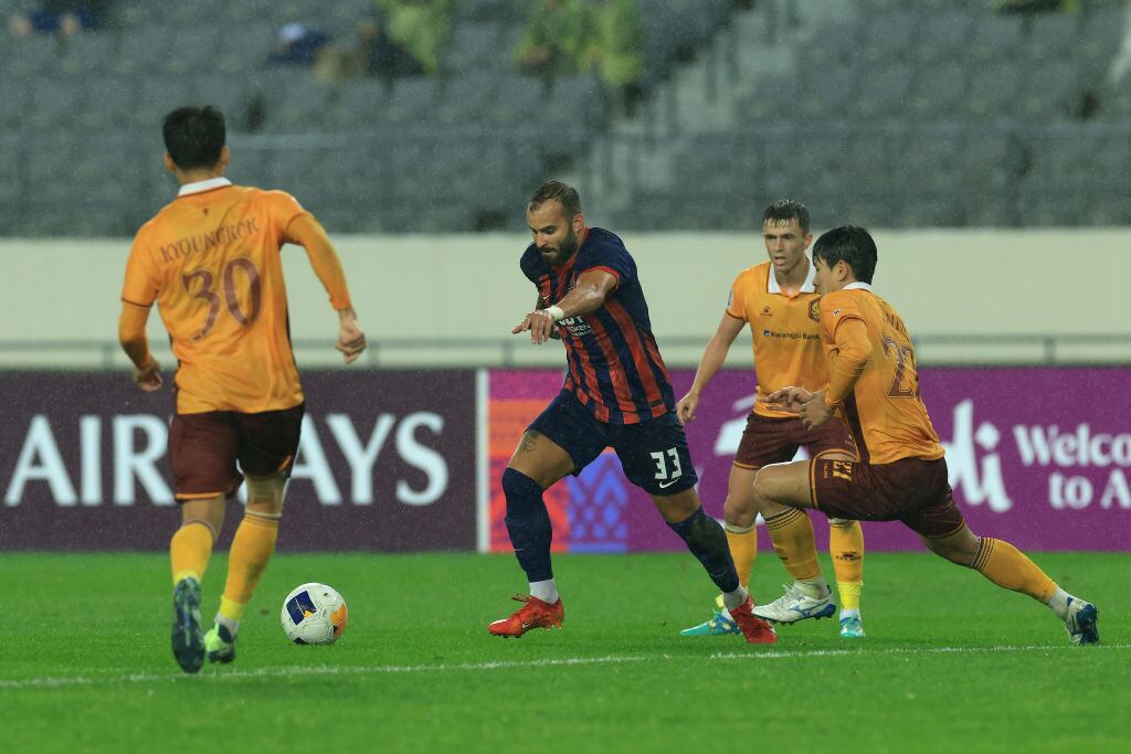 Jesé Rodríguez durante un partido con su último club, el Johor
