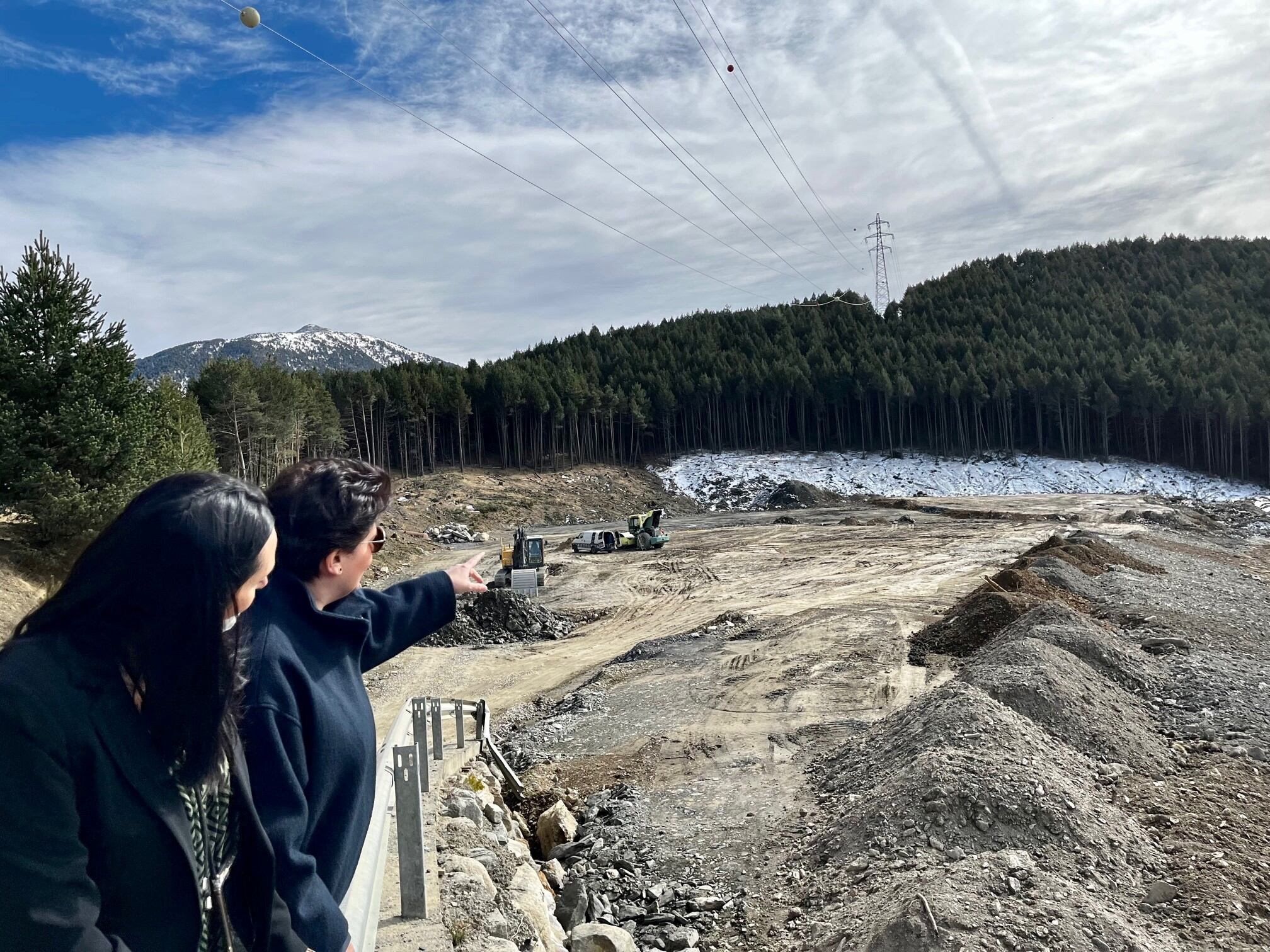 L'abocador de Beixalís abans del seu tancament, visitat per les cònsols de la Massana.