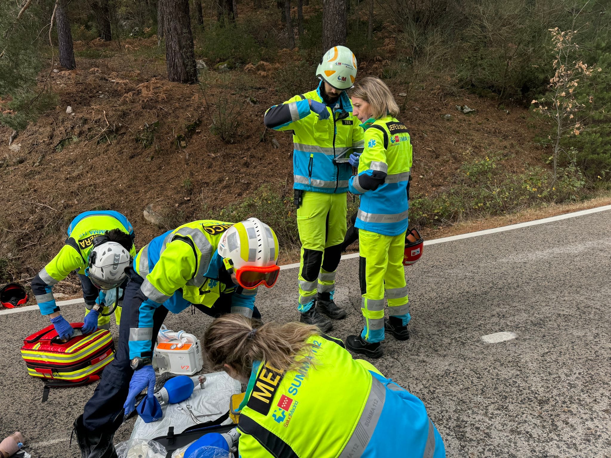 A la llegada de los sanitarios, el hombre se encontraba ya en parada cardiorrespiratoria que no pudieron revertir