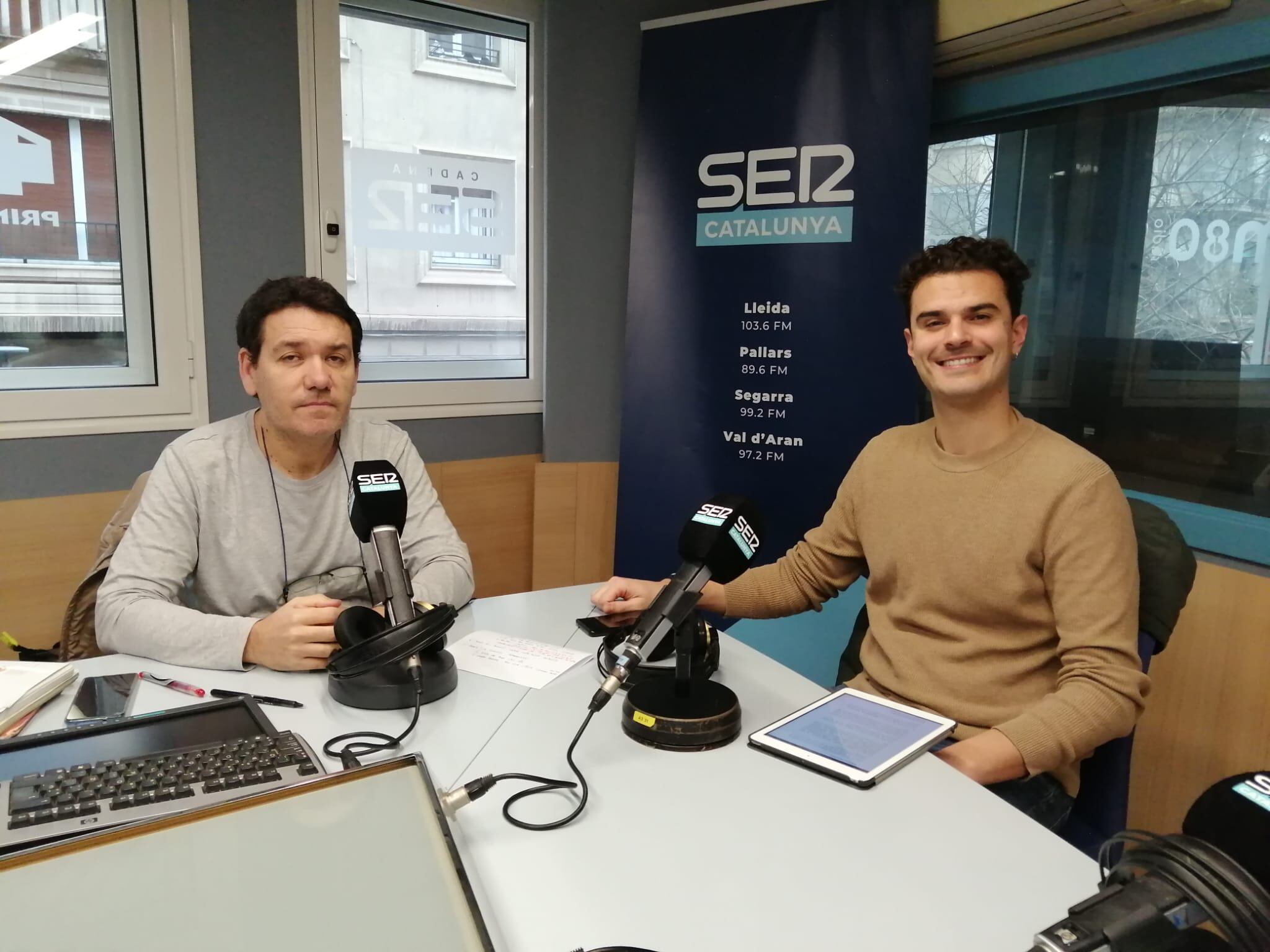 Aleix Ayats i Jesús Aparicio són els responsables de les sessions grupals per a homes que han de ser pares al  servei d'Atenció a la Salut Sexual i Reproductiva (ASSIR Lleida).