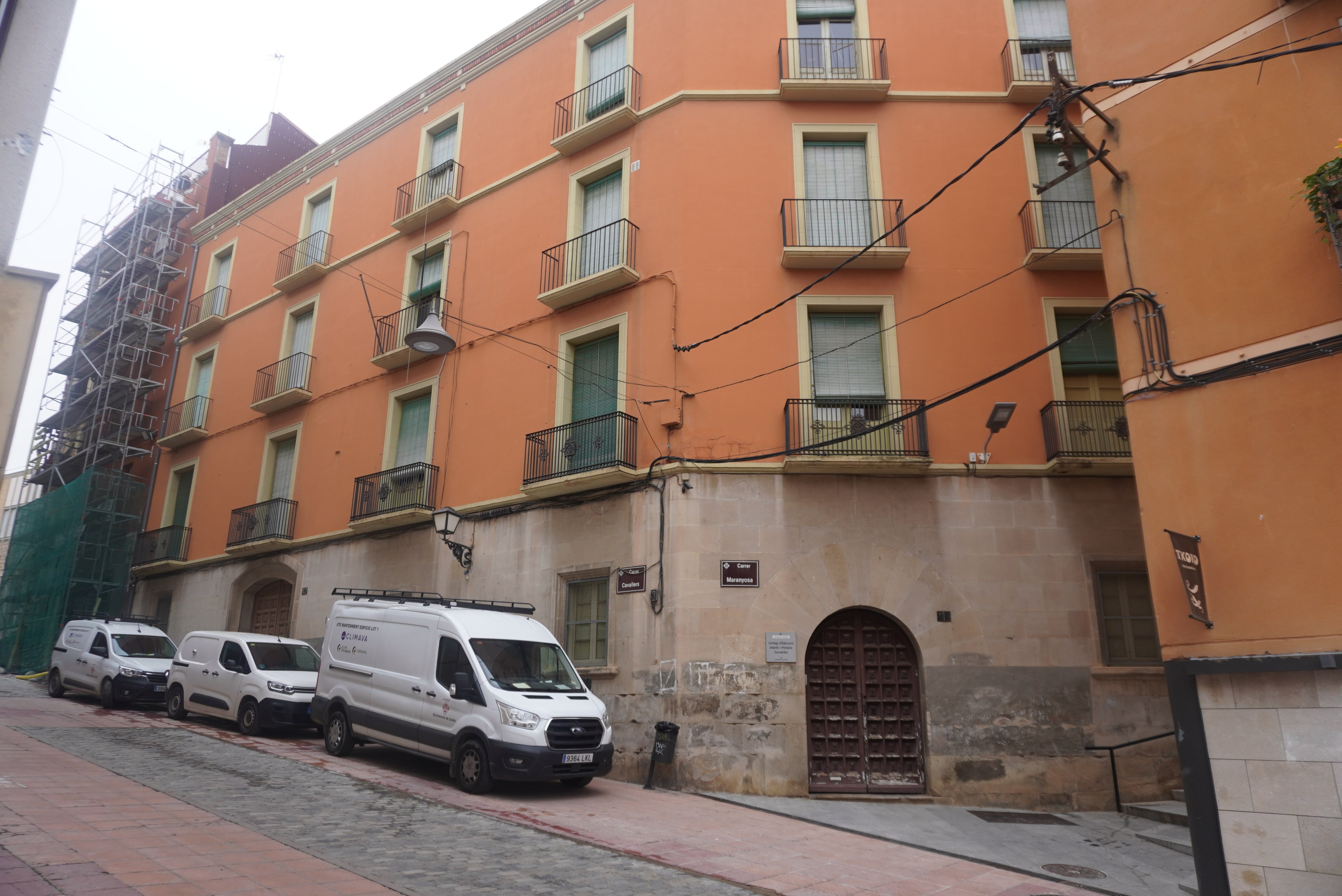 Un dels carrers del Centre Històric on s&#039;aplicaran les restriccions de la Zona de Baixes Emissions.