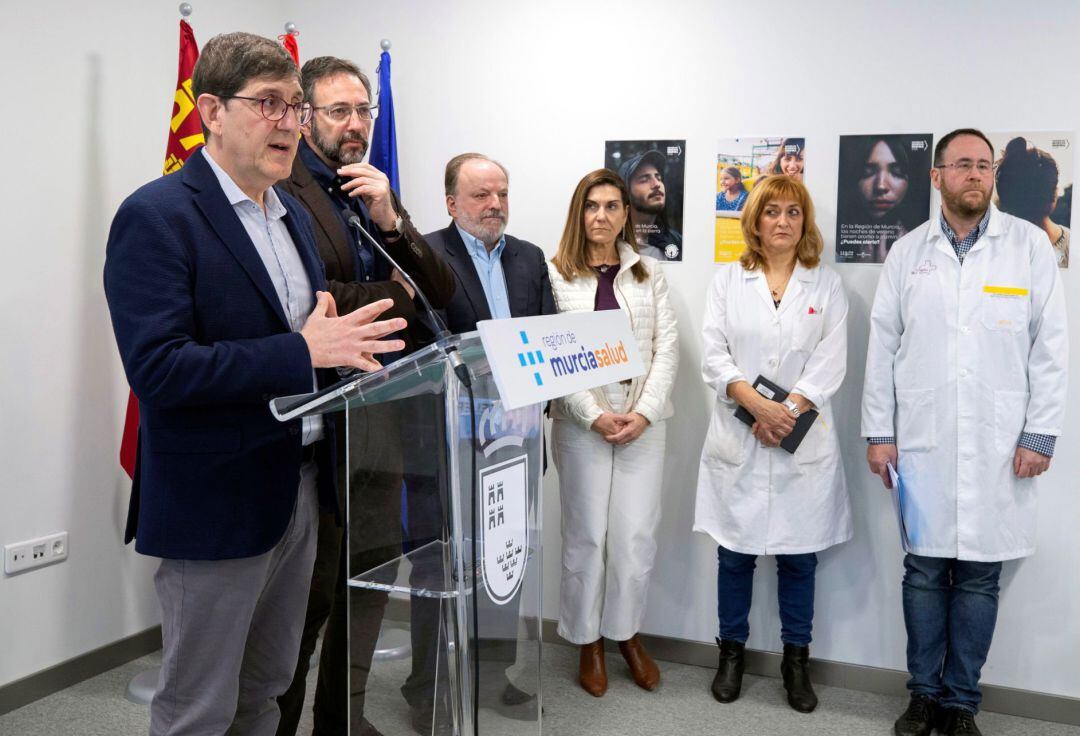 El consejero de salud de la comunidad de Murcia Manuel Villegas.