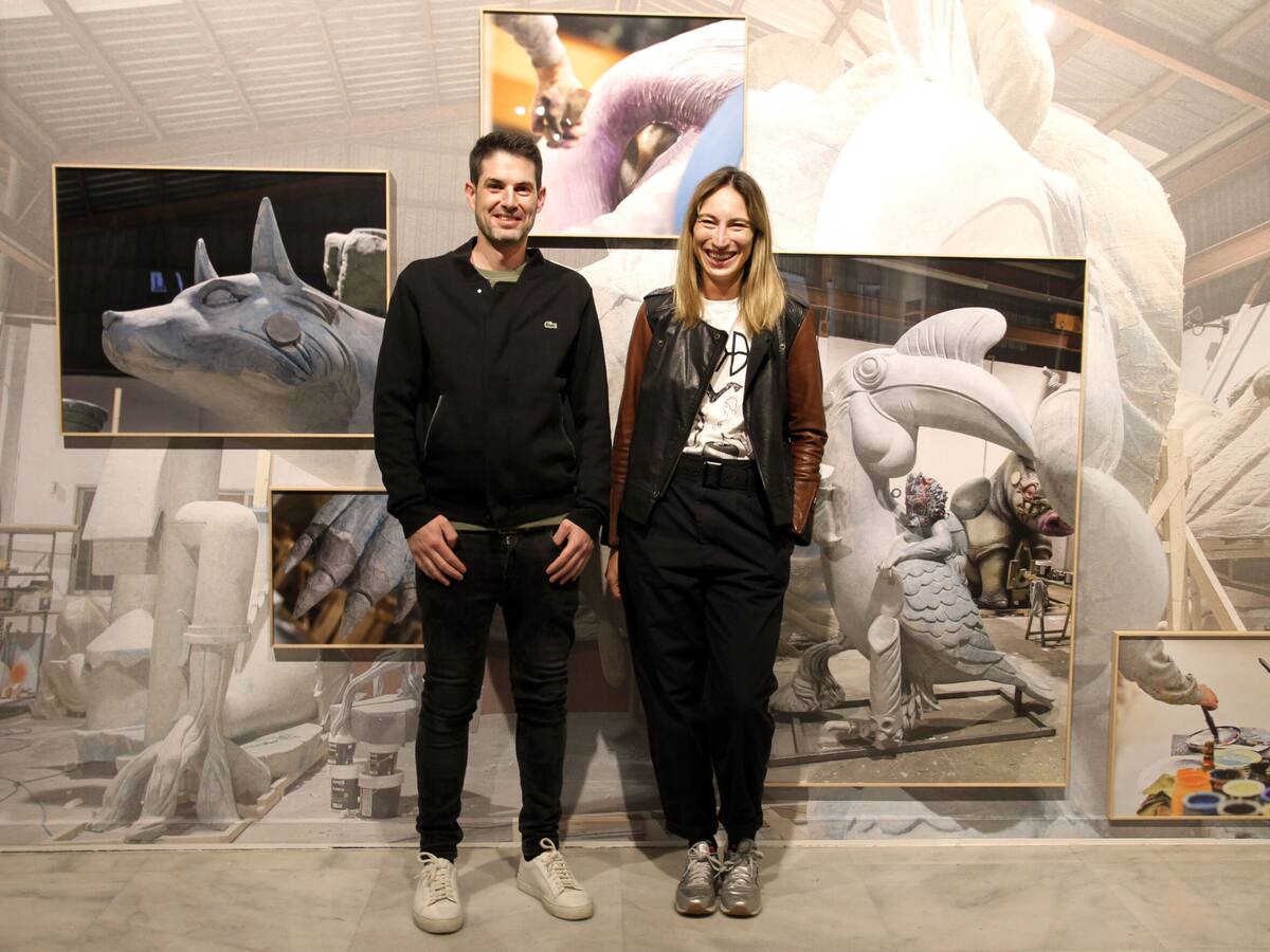 Las Naves expone el proceso creativo visual del artista Dulk para diseñar la falla municipal de València