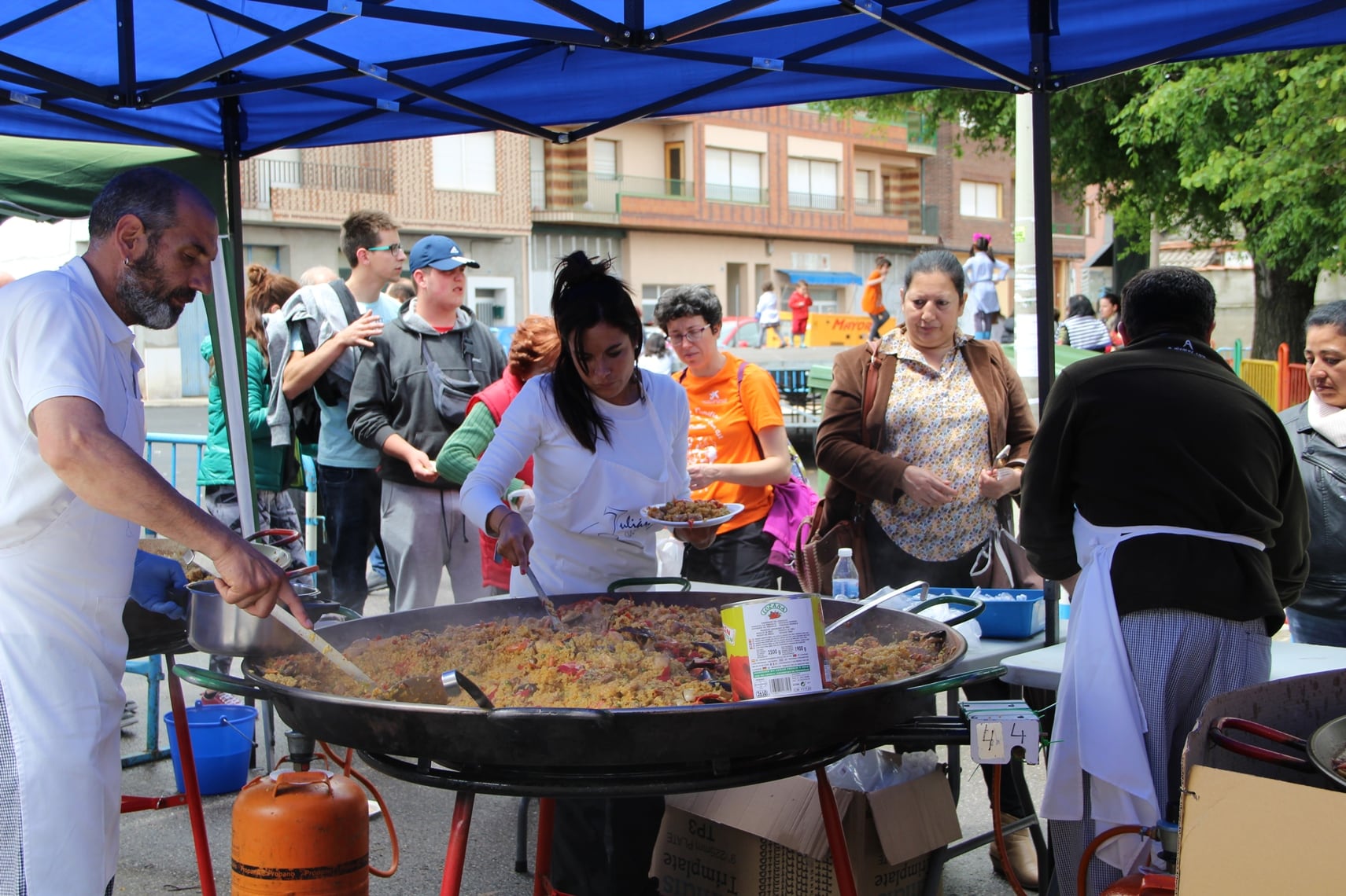 Paella del barrio de San Gil de Cuéllar