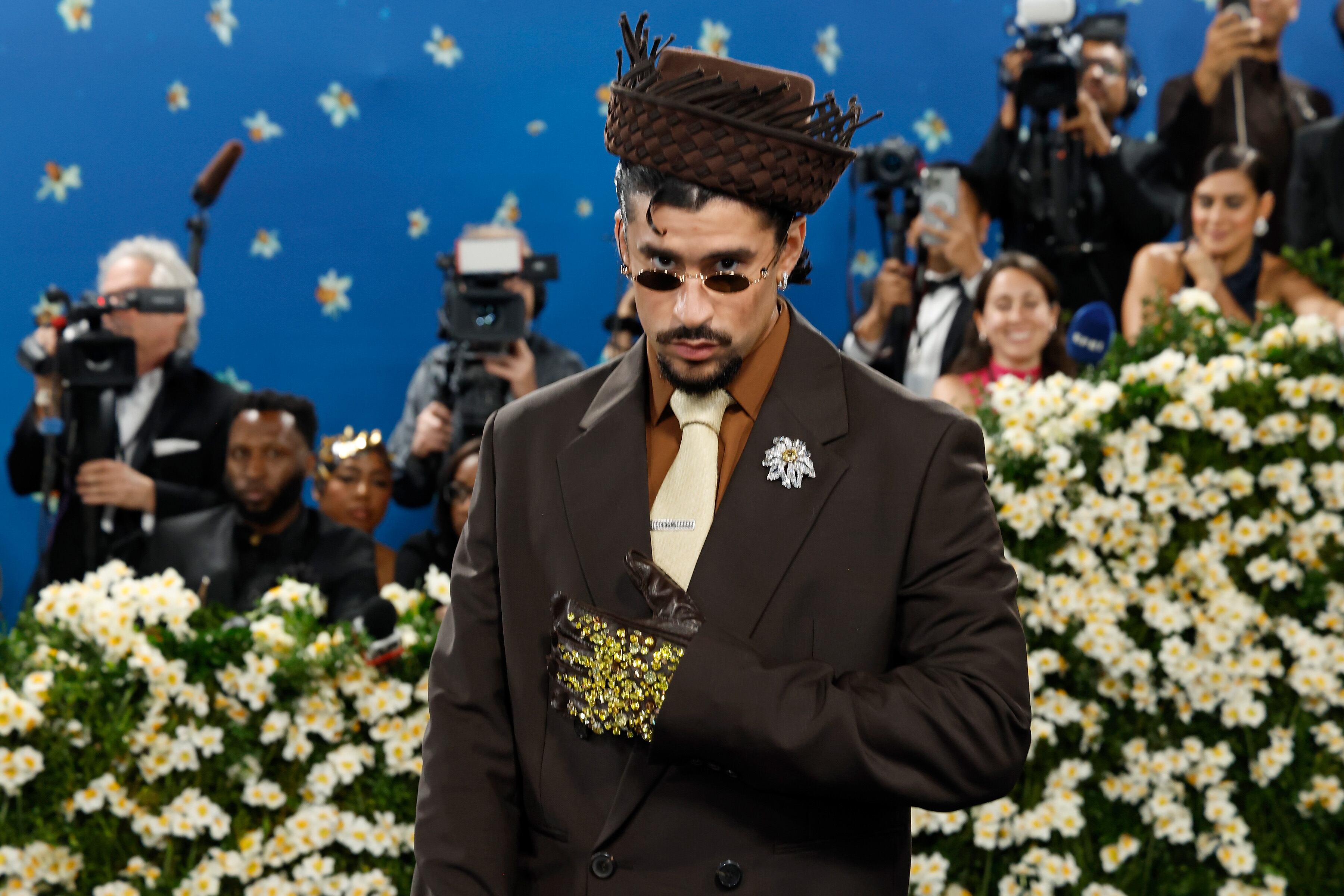 Bad Buny durante la Met Gala de 2025, en una imagen de archivo.