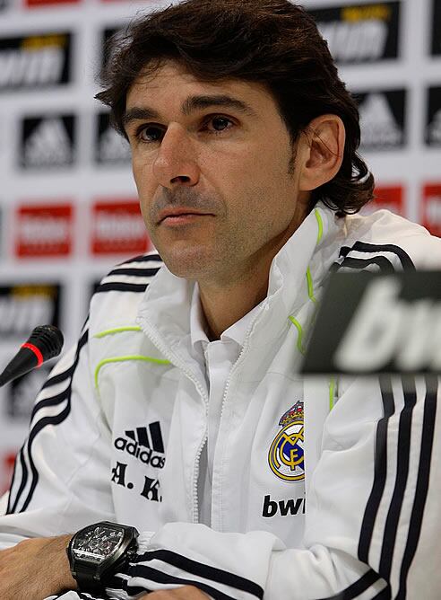 Karanka, durante la rueda de prensa