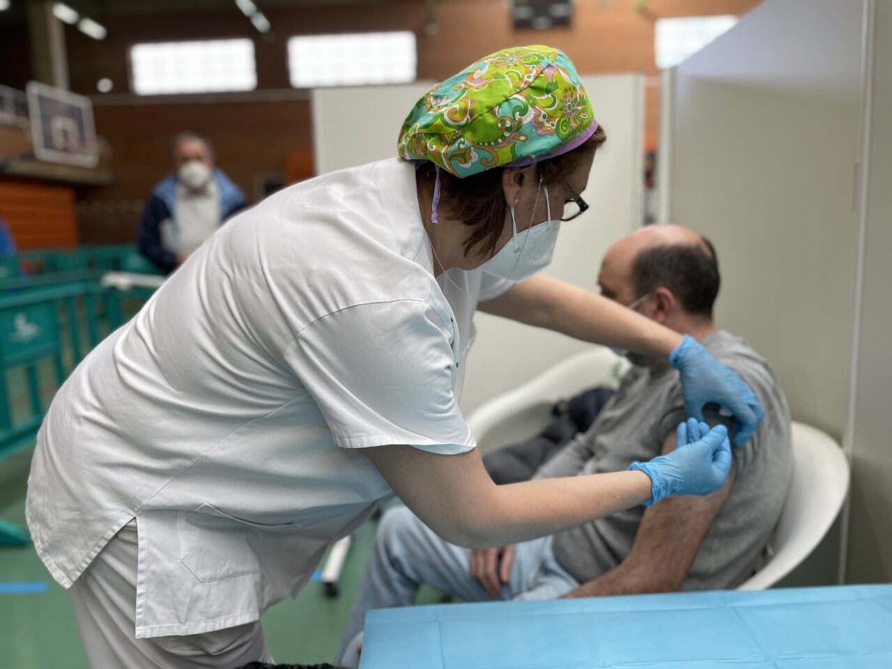 Imagen de archivo de la campaña de vacunación contra el coronavirus