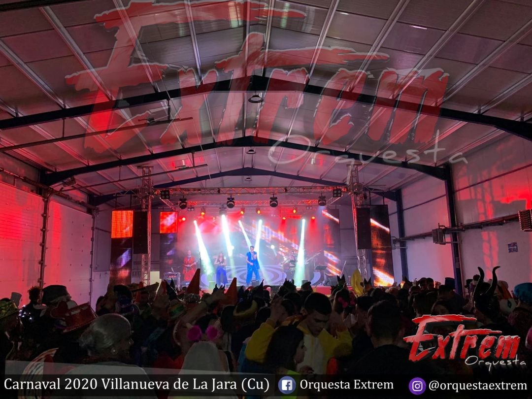 Actuación el pasado carnaval en Villanueva de la Jara