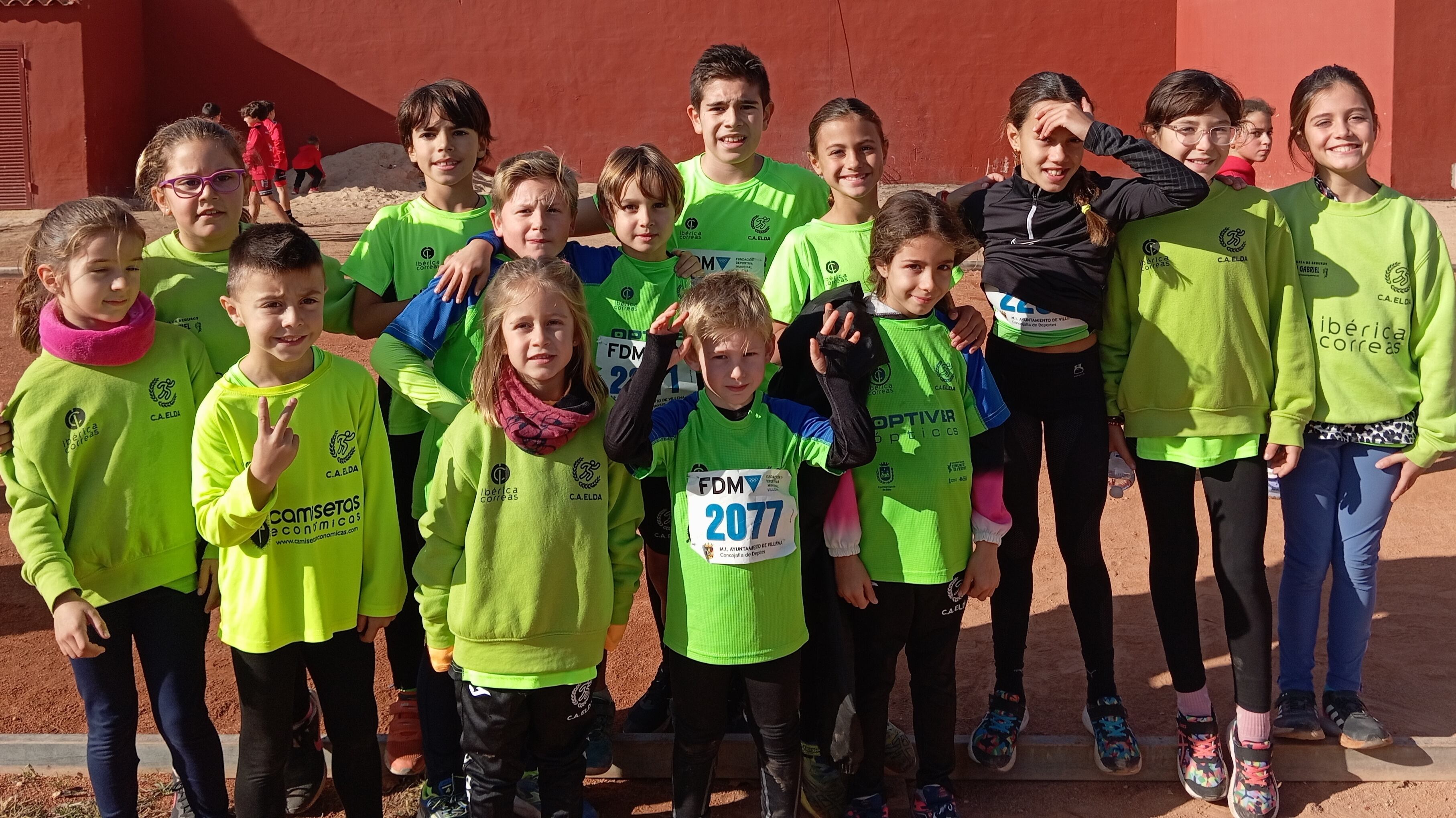 Gran papel de los pequeños del C. A. Elda en Villena