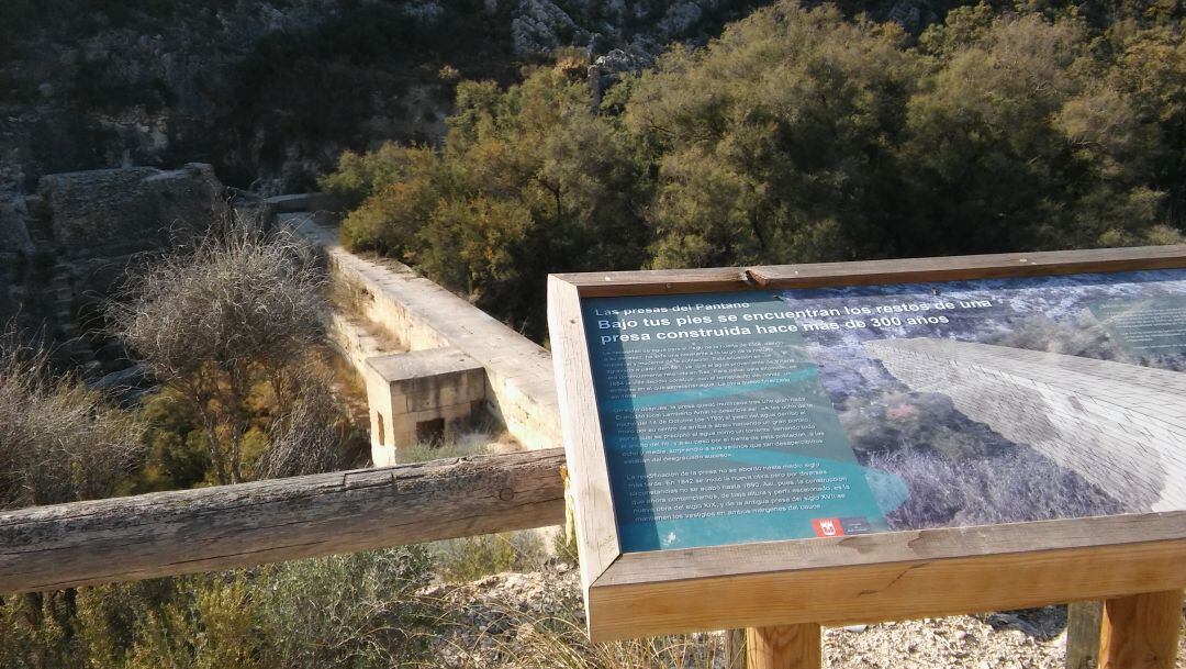 Presa de El Pantano en Elda 