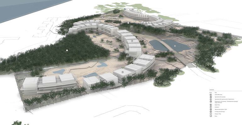Proyecto de urbanización en los terrenos del antiguo Club Med