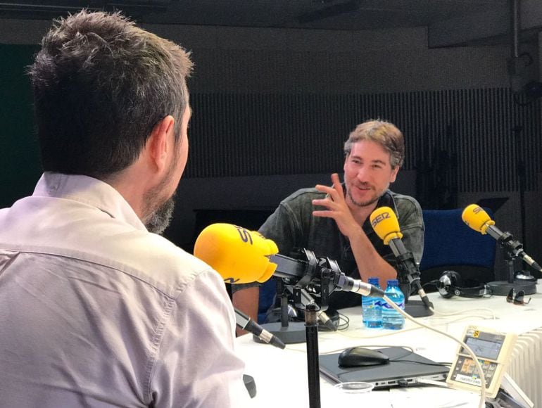 Alberto Ammann en los estudios de la SER