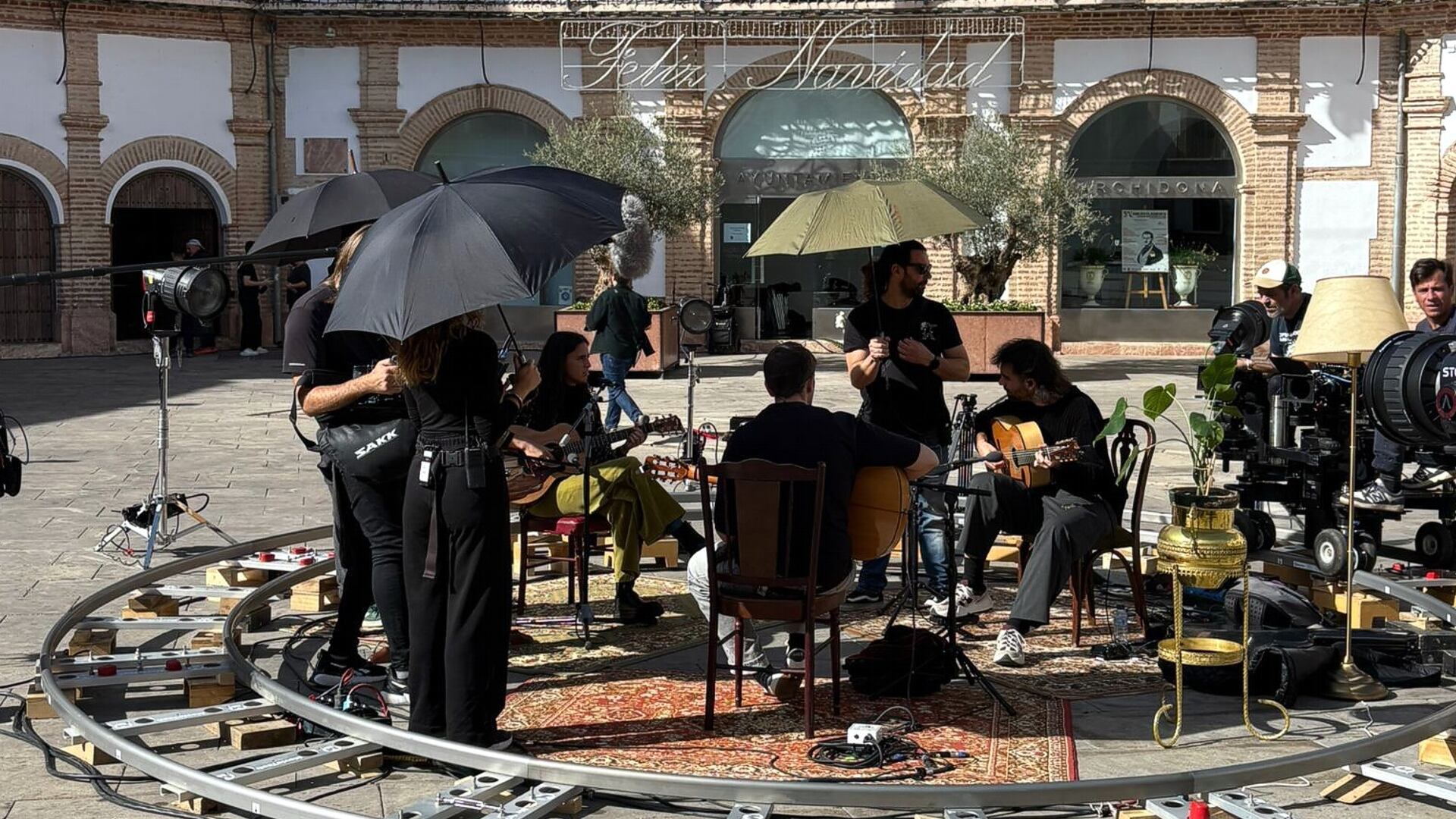 Rodaje de &#039;Acoustic Home&#039; en la Plaza Ochavada