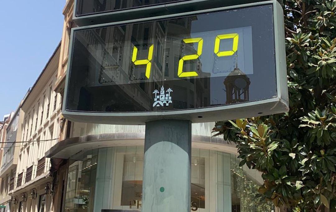 Temperaturas altas en Córdoba en el inicio de la ola de calor