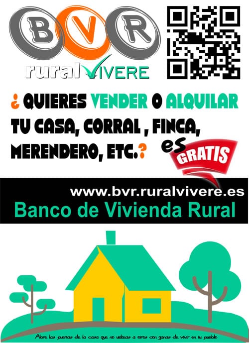 Cartel proyecto de dinamización de la vivienda rural