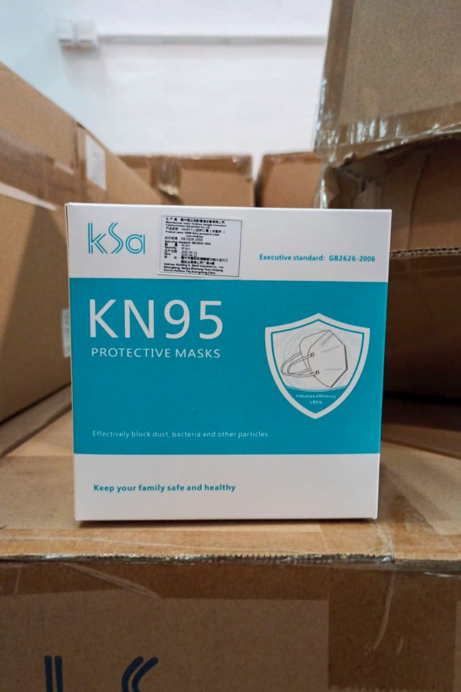 PALMA (ISLAS BALEARES), 22/02/2024.- Fotografía de las mascarillas compradas en Baleares a la empresa del asesor del exministro socialista José Luis Ábalos. Un informe de la Oficina Anticorrupción de Baleares sobre la compra de mascarillas a la empresa ligada a Koldo García, asesor del exministro José Luis Ábalos, asegura que la sociedad contrató con el Ministerio de Sanidad la compra de material valorado en 40,5 millones de euros durante la pandemia de covid-19. EFE/ Conselleria De Salud Del Govern Balear SOLO USO EDITORIAL SOLO DISPONIBLE PARA ILUSTRAR LA NOTICIA QUE ACOMPAÑA (CRÉDITO OBLIGATORIO)