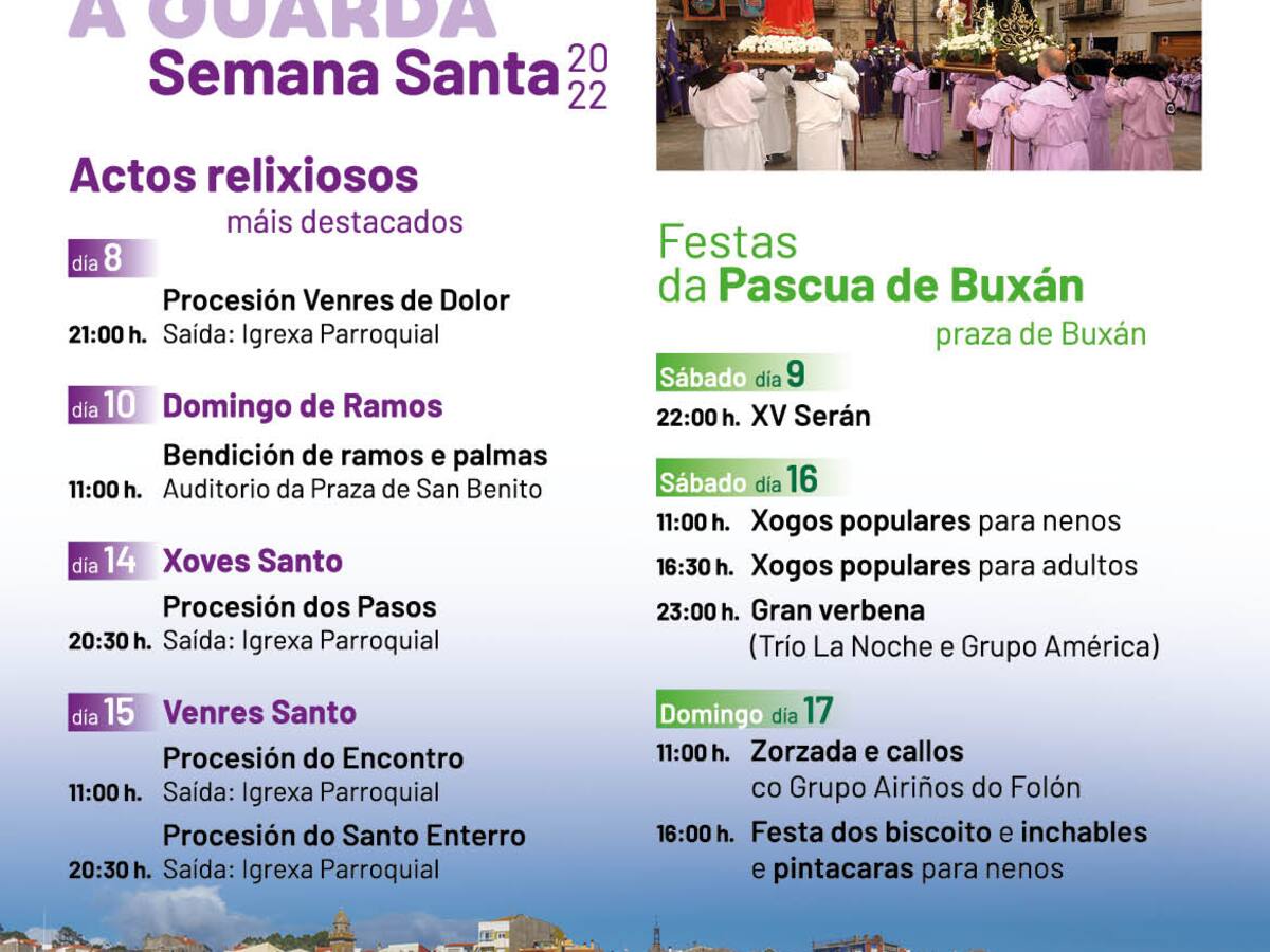 A Guarda vuelve a celebrar la Semana Santa