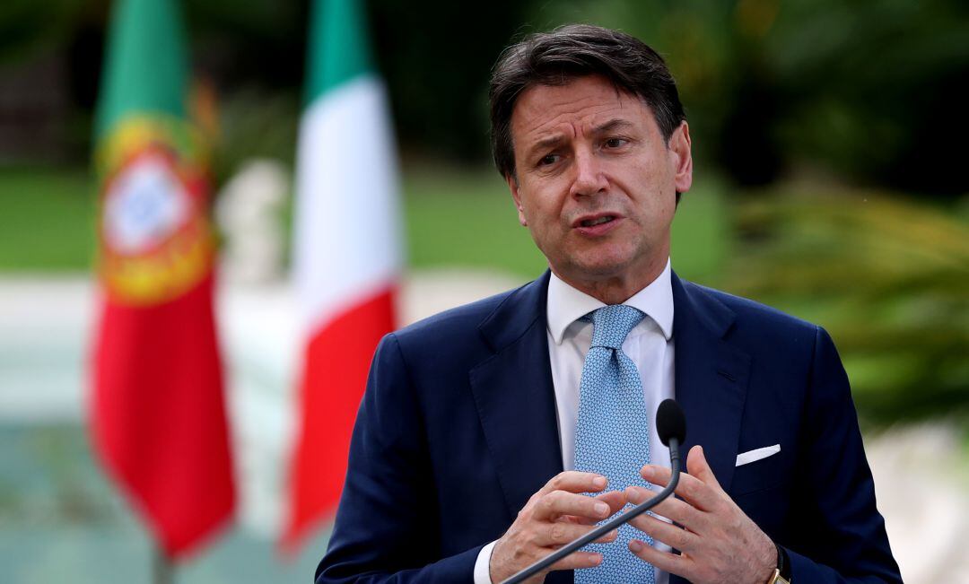 El primer ministro de Italia, Giussepe Conte.