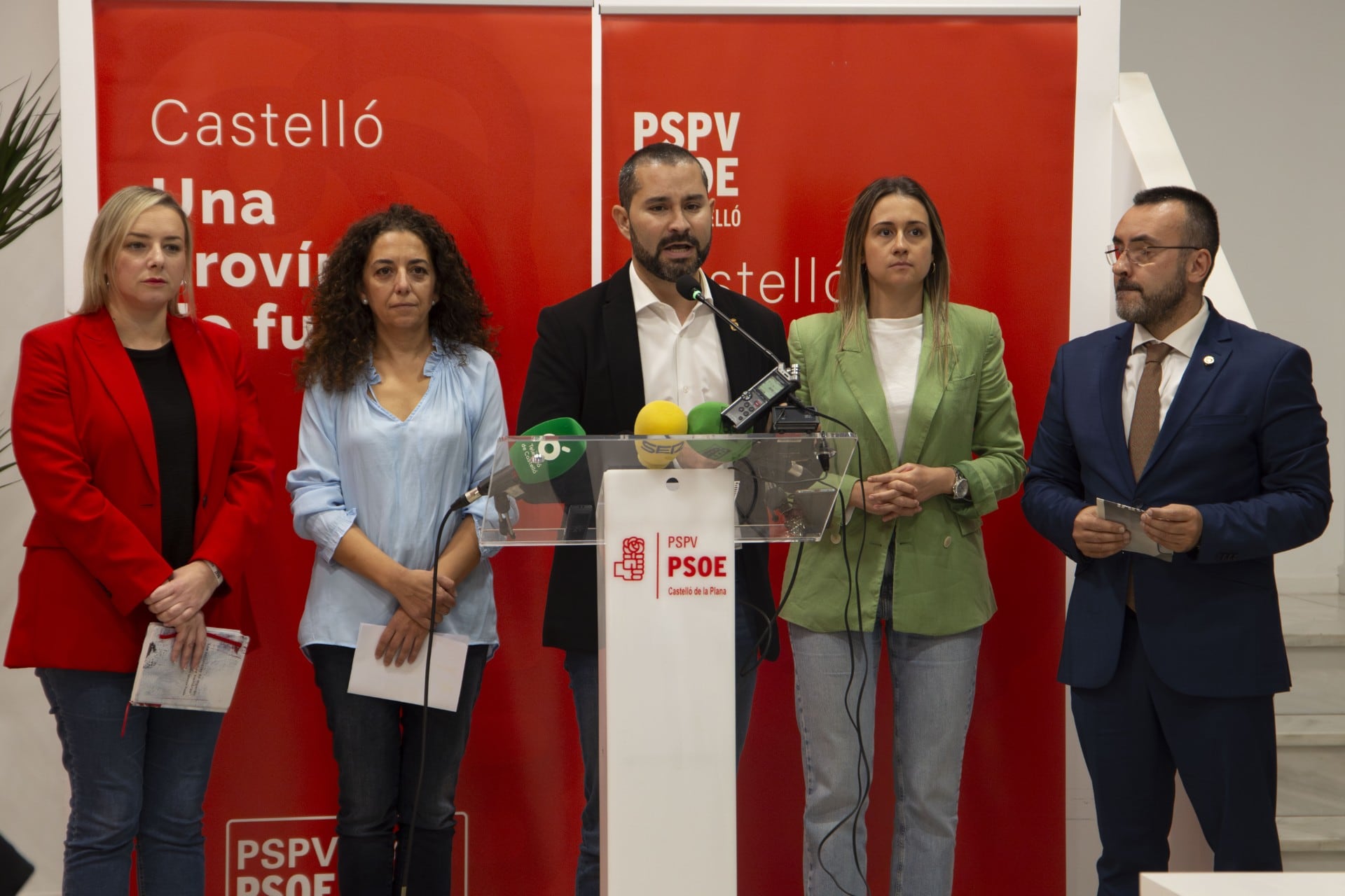 Rueda de prensa del PSPV-PSOE.