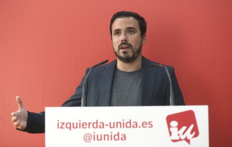 El secretario general de Izquierda Unida, Alberto Garzón.