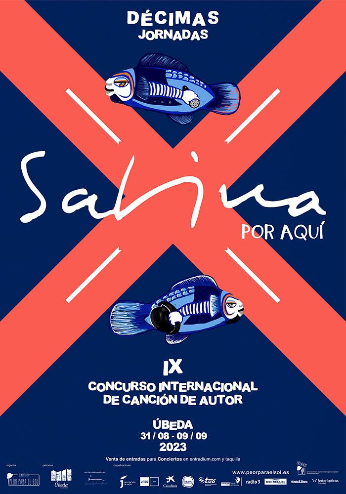 Cartel del IX concurso internacional de canción de autor de Úbeda
