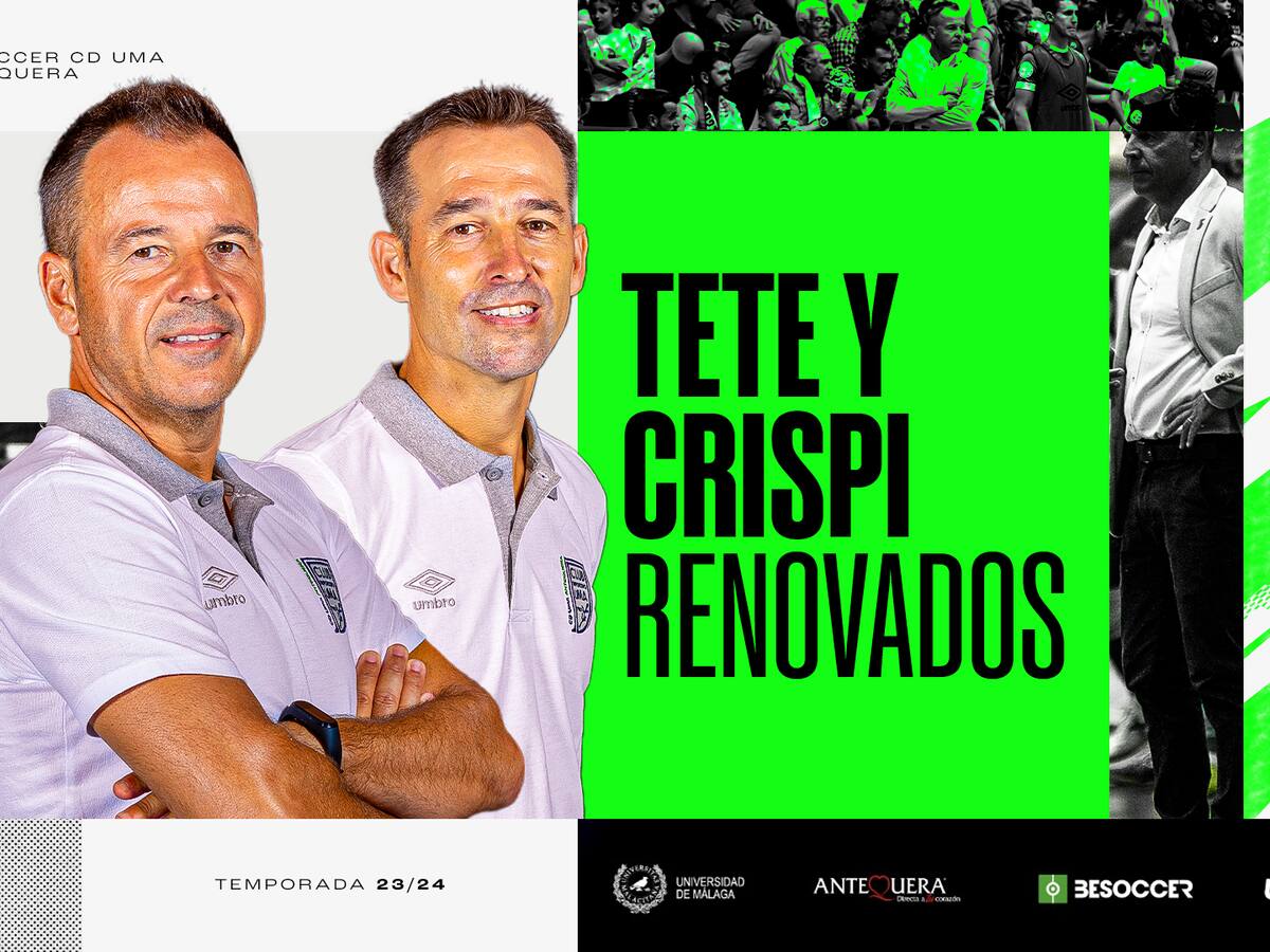 Tete continuará como entrenador del Besoccer UMA Antequera la próxima temporada